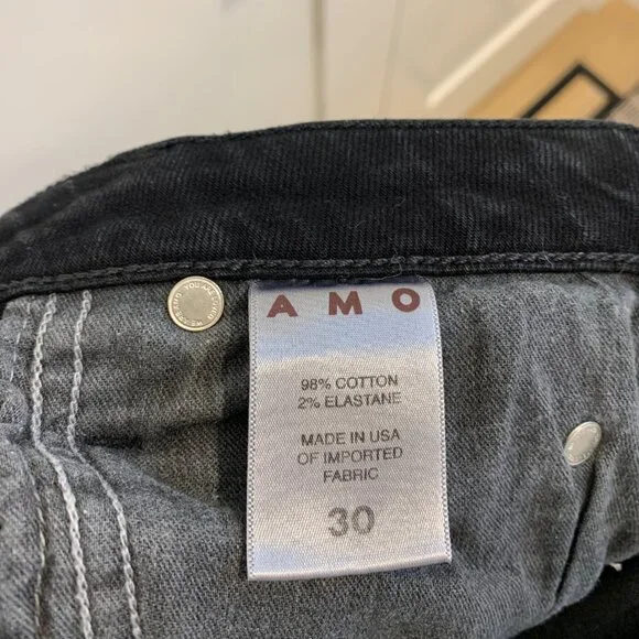 AMO babe high rise slim straight jeans - Picture 6 of 12